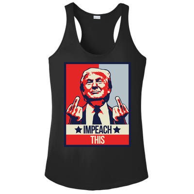 Impeach This Pro Donald Trump Supporter Ladies PosiCharge Competitor Racerback Tank