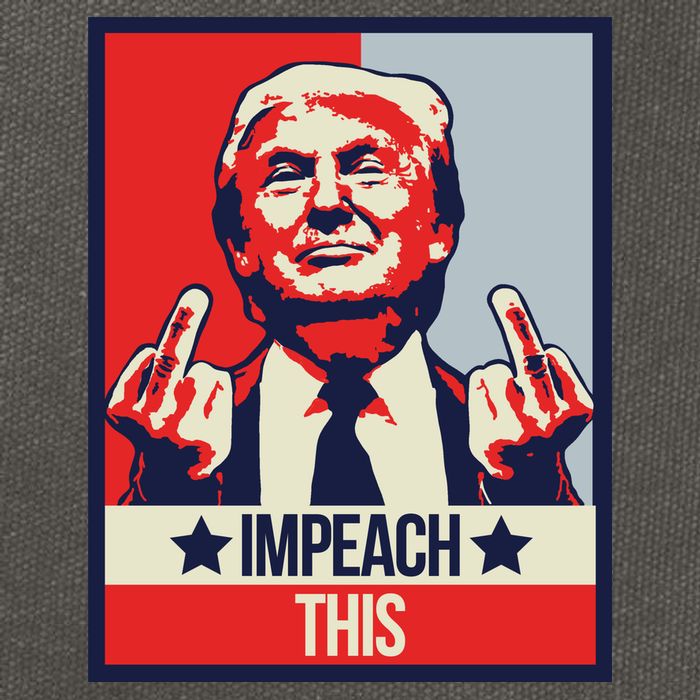 Impeach This Pro Donald Trump Supporter Cotton Canvas Backpack
