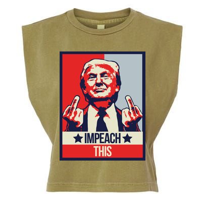 Impeach This Pro Donald Trump Supporter Garment-Dyed Women's Muscle Tee