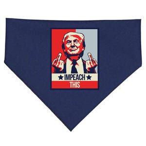 Impeach This Pro Donald Trump Supporter USA-Made Doggie Bandana