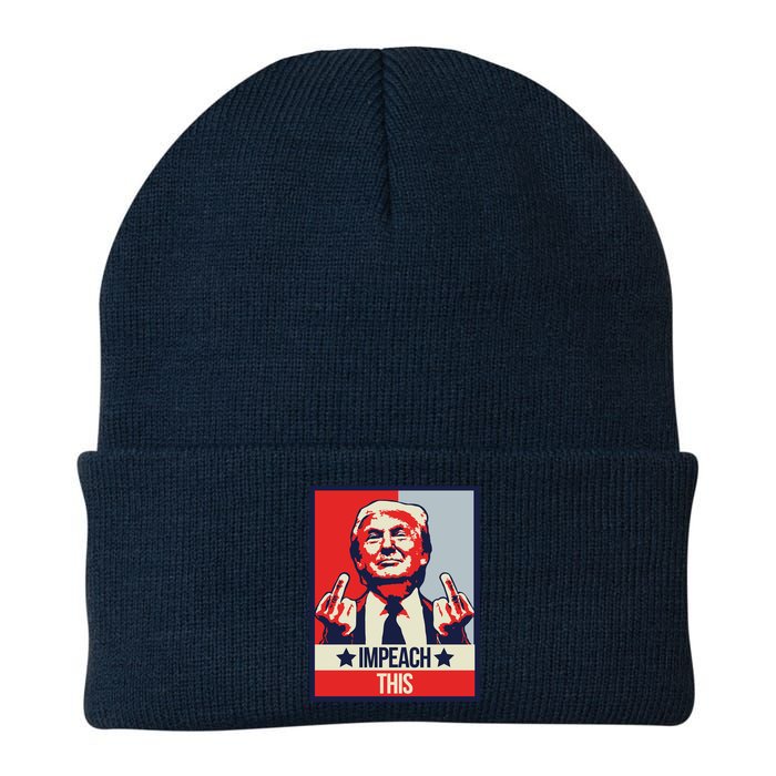 Impeach This Pro Donald Trump Supporter Knit Cap Winter Beanie