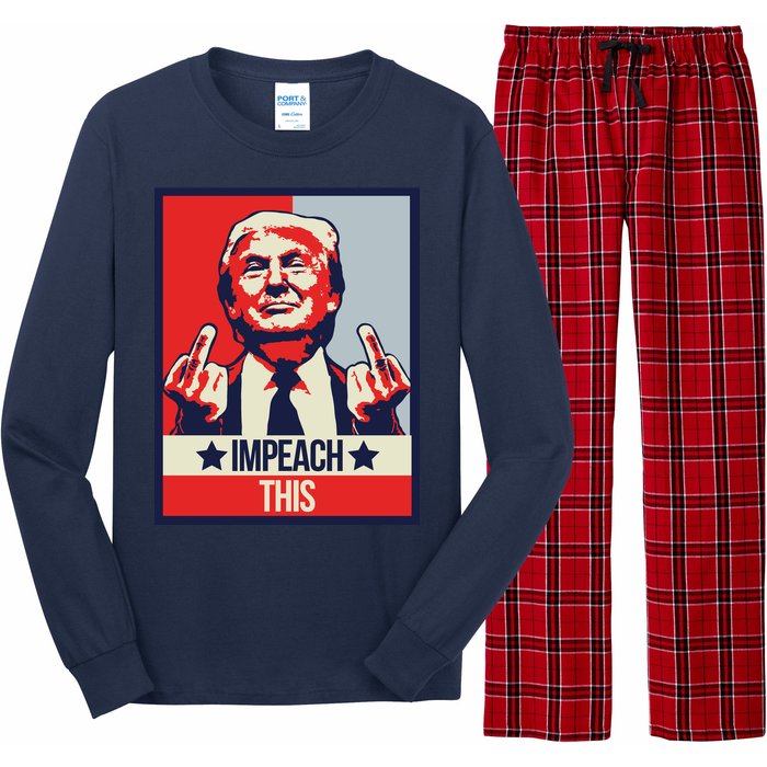 Impeach This Pro Donald Trump Supporter Long Sleeve Pajama Set