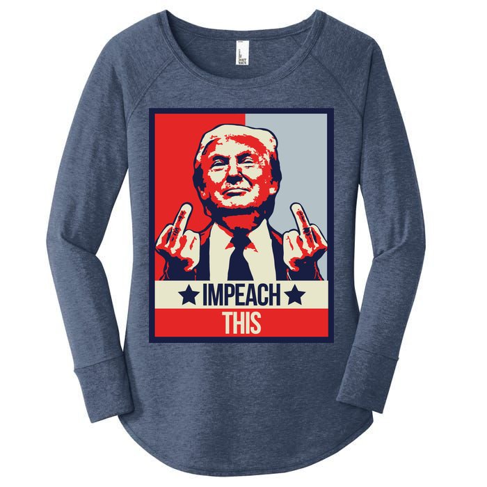 Impeach This Pro Donald Trump Supporter Women's Perfect Tri Tunic Long Sleeve Shirt