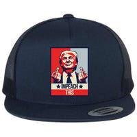 Impeach This Pro Donald Trump Supporter Flat Bill Trucker Hat