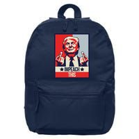 Impeach This Pro Donald Trump Supporter 16 in Basic Backpack