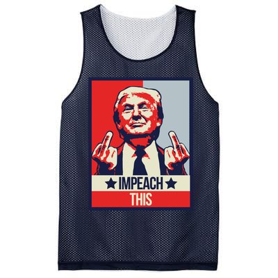 Impeach This Pro Donald Trump Supporter Mesh Reversible Basketball Jersey Tank