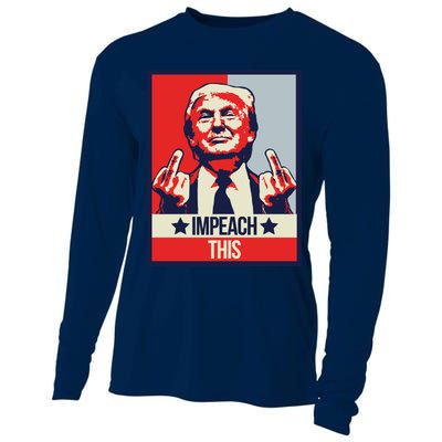 Impeach This Pro Donald Trump Supporter Cooling Performance Long Sleeve Crew