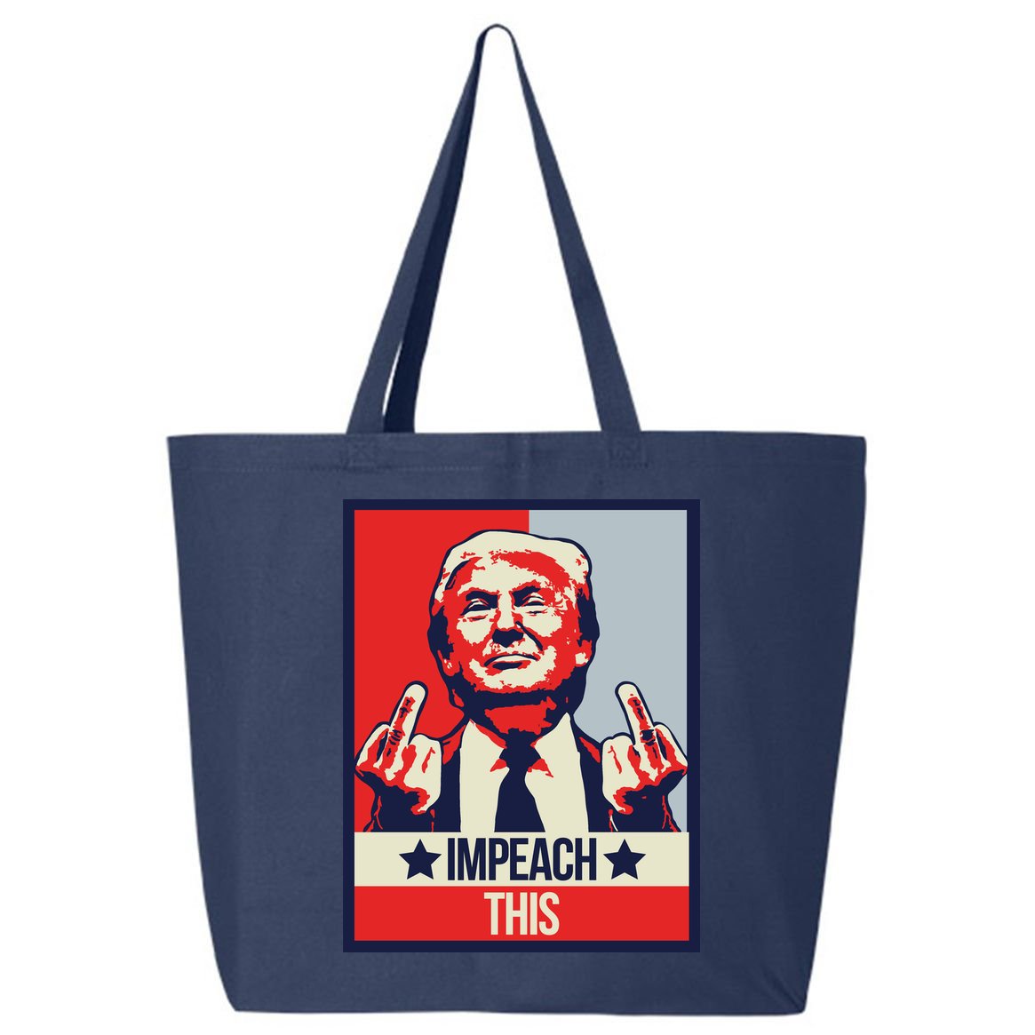 Impeach This Pro Donald Trump Supporter 25L Jumbo Tote