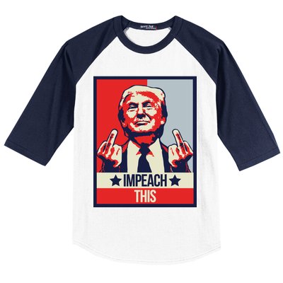 Impeach This Pro Donald Trump Supporter Baseball Sleeve Shirt