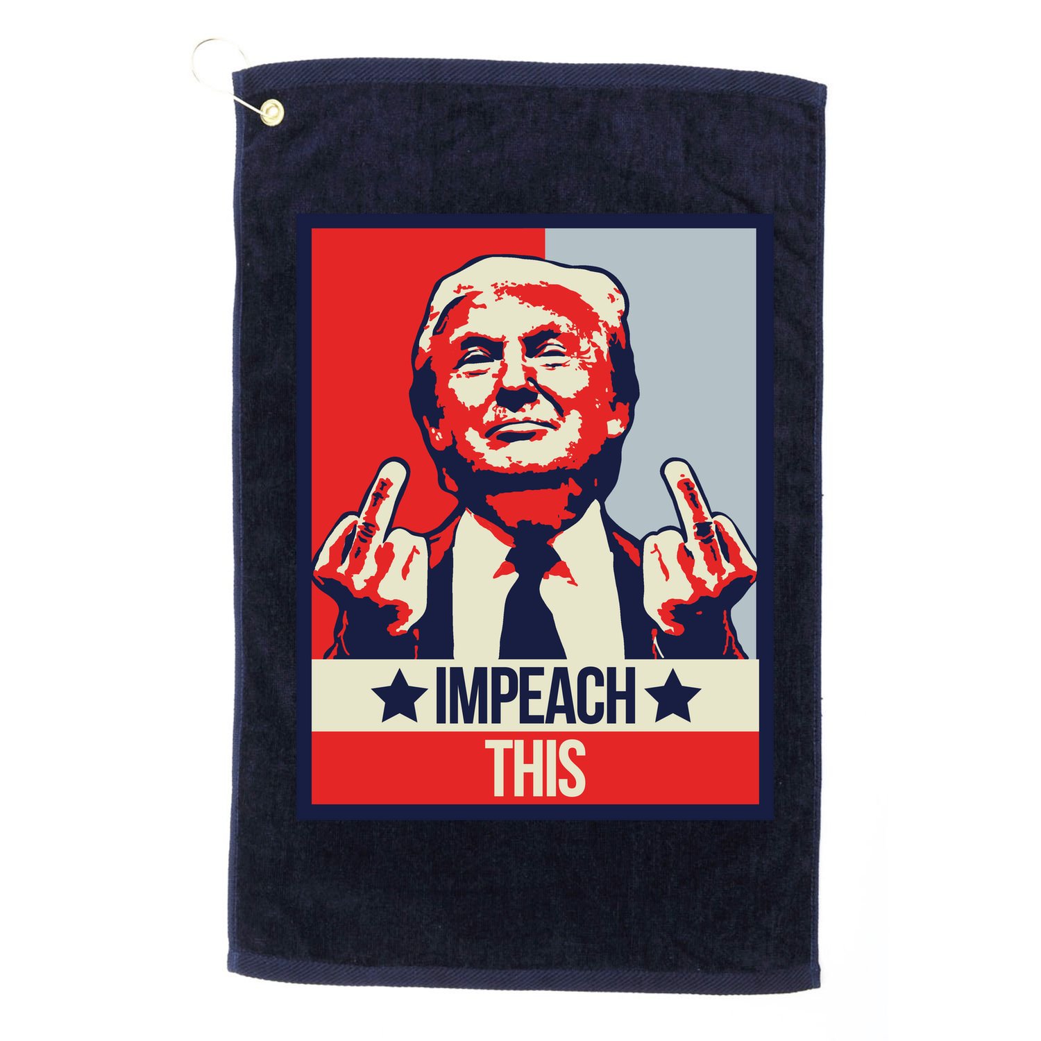 Impeach This Pro Donald Trump Supporter Golf Towel