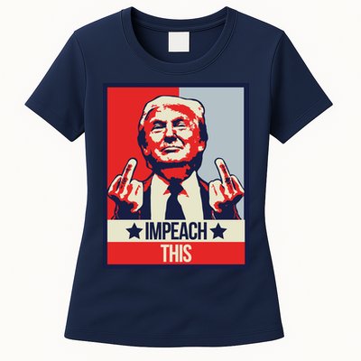 Impeach This Pro Donald Trump Supporter Womens T-Shirt