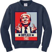 Impeach This Pro Donald Trump Supporter Kids Sweatshirt