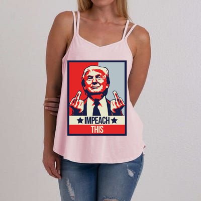 Impeach This Pro Donald Trump Supporter Women's Strappy Tank