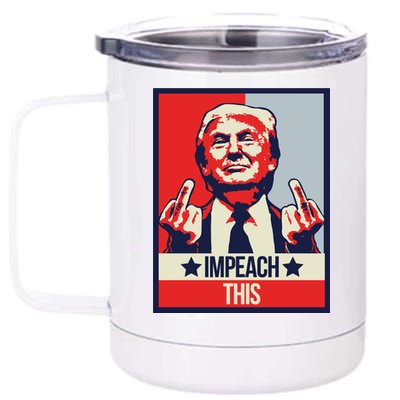 Impeach This Pro Donald Trump Supporter 12 oz Stainless Steel Tumbler Cup