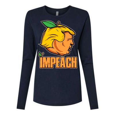 Impeach Trump Anti Trump Impeachment Womens Cotton Relaxed Long Sleeve T-Shirt