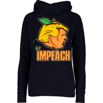 Impeach Trump Anti Trump Impeachment Womens Funnel Neck Pullover Hood