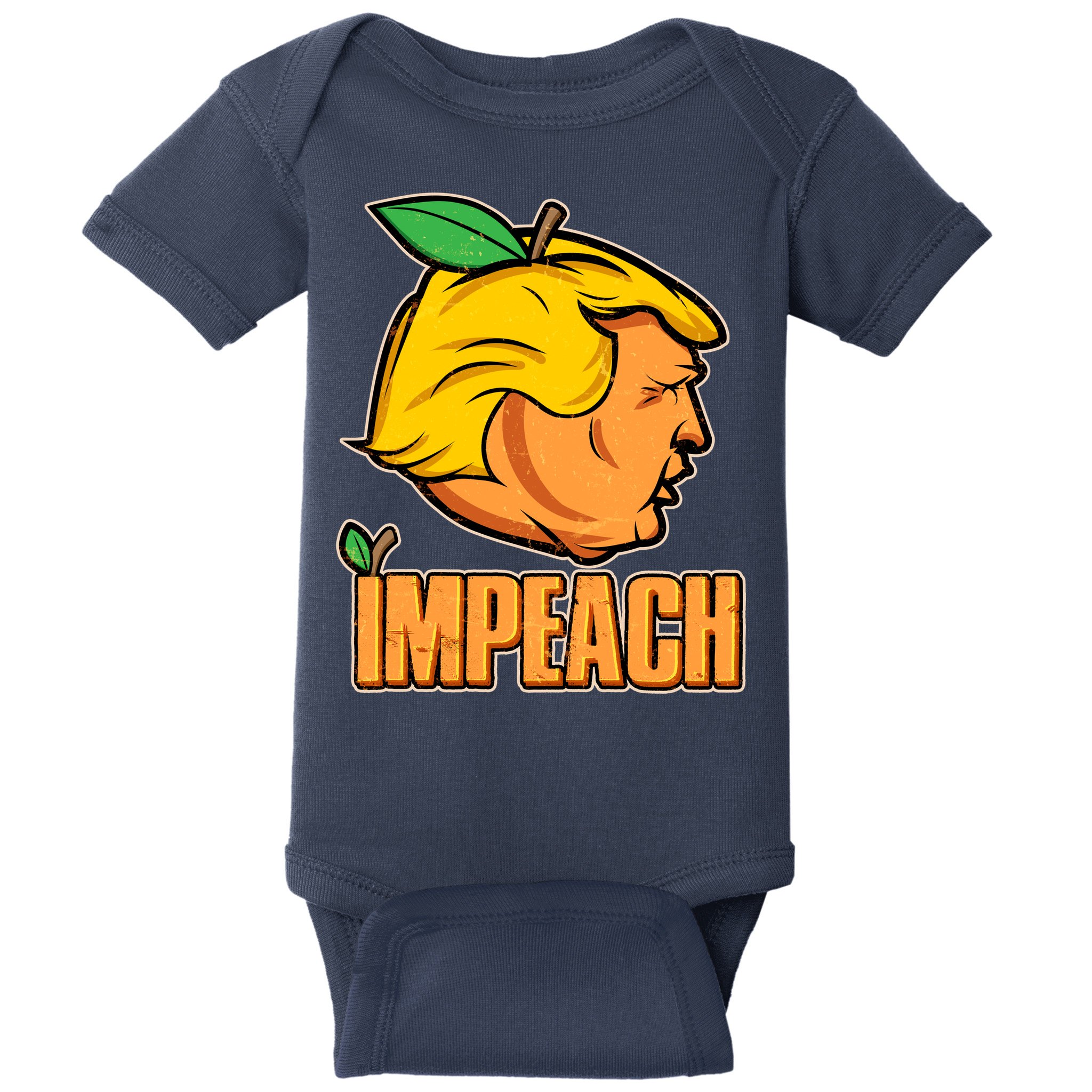 Impeach Trump Anti Trump Impeachment Baby Bodysuit