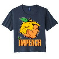 Impeach Trump Anti Trump Impeachment Women's Crop Top Tee