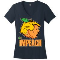 Impeach Trump Anti Trump Impeachment Women's V-Neck T-Shirt