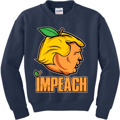 Impeach Trump Anti Trump Impeachment Kids Sweatshirt