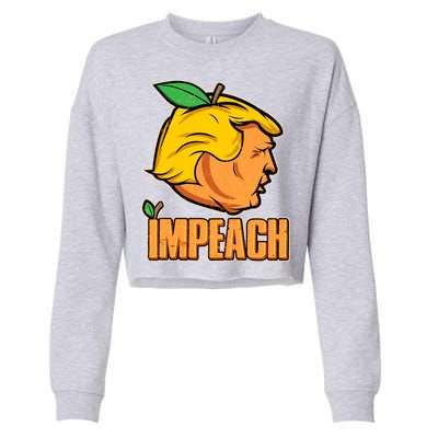 Impeach Trump Anti Trump Impeachment Cropped Pullover Crew