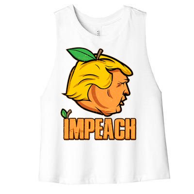 Impeach Trump Anti Trump Impeachment Women's Racerback Cropped Tank