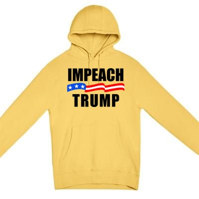 Impeach Trump Resist Anti Trump Premium Pullover Hoodie