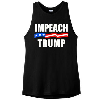 Impeach Trump Resist Anti Trump Ladies PosiCharge Tri-Blend Wicking Tank