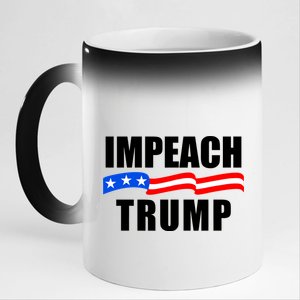 Impeach Trump Resist Anti Trump 11oz Black Color Changing Mug