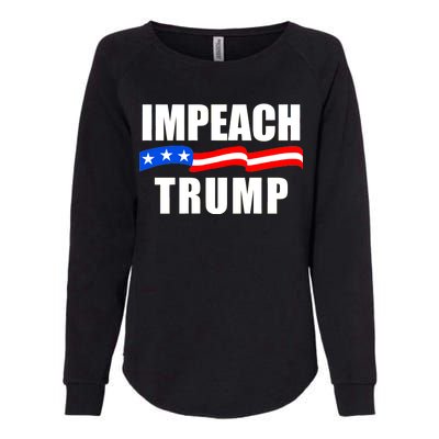 Impeach Trump Resist Anti Trump Womens California Wash Sweatshirt