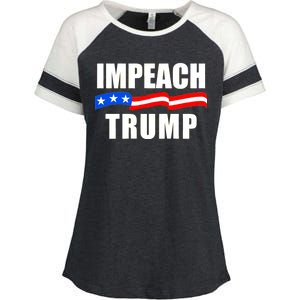 Impeach Trump Resist Anti Trump Enza Ladies Jersey Colorblock Tee