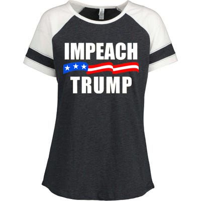 Impeach Trump Resist Anti Trump Enza Ladies Jersey Colorblock Tee