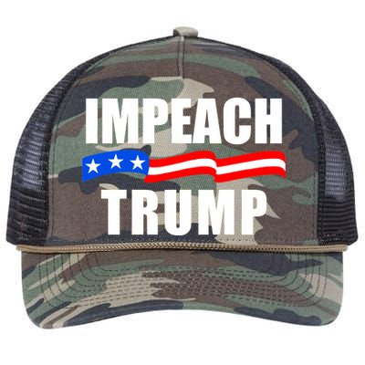 Impeach Trump Resist Anti Trump Retro Rope Trucker Hat Cap