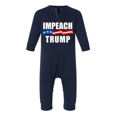 Impeach Trump Resist Anti Trump Infant Fleece One Piece