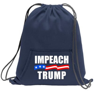 Impeach Trump Resist Anti Trump Sweatshirt Cinch Pack Bag