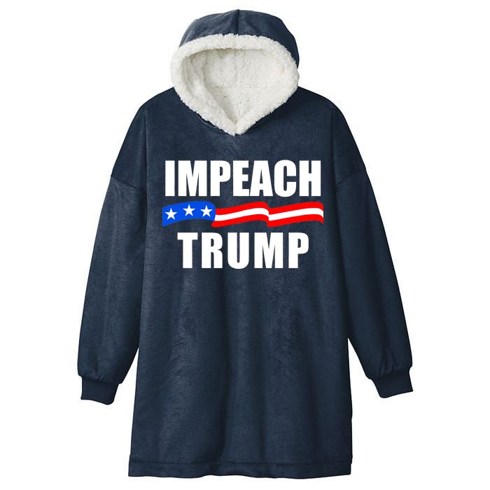 Impeach Trump Resist Anti Trump Hooded Wearable Blanket