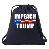 Impeach Trump Resist Anti Trump Drawstring Bag