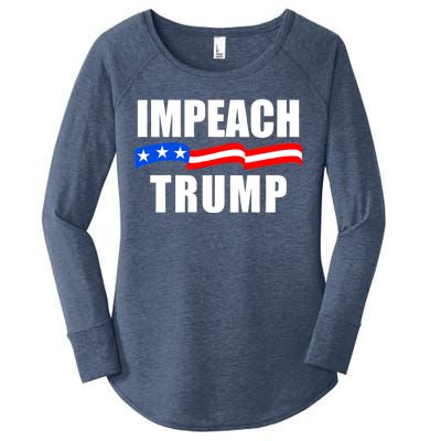 Impeach Trump Resist Anti Trump Women's Perfect Tri Tunic Long Sleeve Shirt