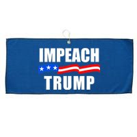 Impeach Trump Resist Anti Trump Large Microfiber Waffle Golf Towel