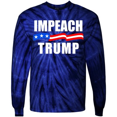 Impeach Trump Resist Anti Trump Tie-Dye Long Sleeve Shirt