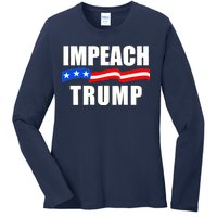 Impeach Trump Resist Anti Trump Ladies Long Sleeve Shirt