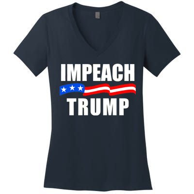 Impeach Trump Resist Anti Trump Women's V-Neck T-Shirt