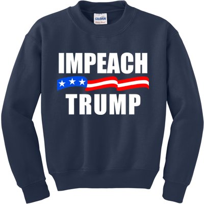 Impeach Trump Resist Anti Trump Kids Sweatshirt