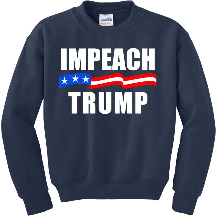 Impeach Trump Resist Anti Trump Kids Sweatshirt