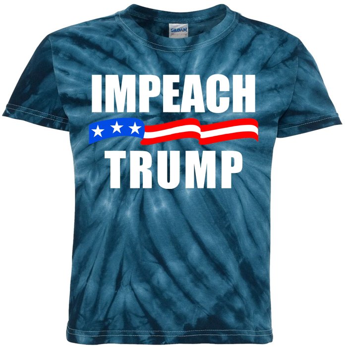 Impeach Trump Resist Anti Trump Kids Tie-Dye T-Shirt