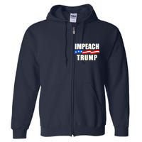 Impeach Trump Resist Anti Trump Full Zip Hoodie