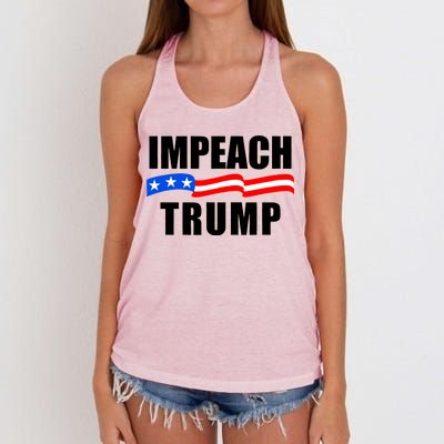 Impeach Trump Resist Anti Trump Women's Knotted Racerback Tank