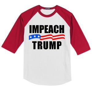 Impeach Trump Resist Anti Trump Kids Colorblock Raglan Jersey