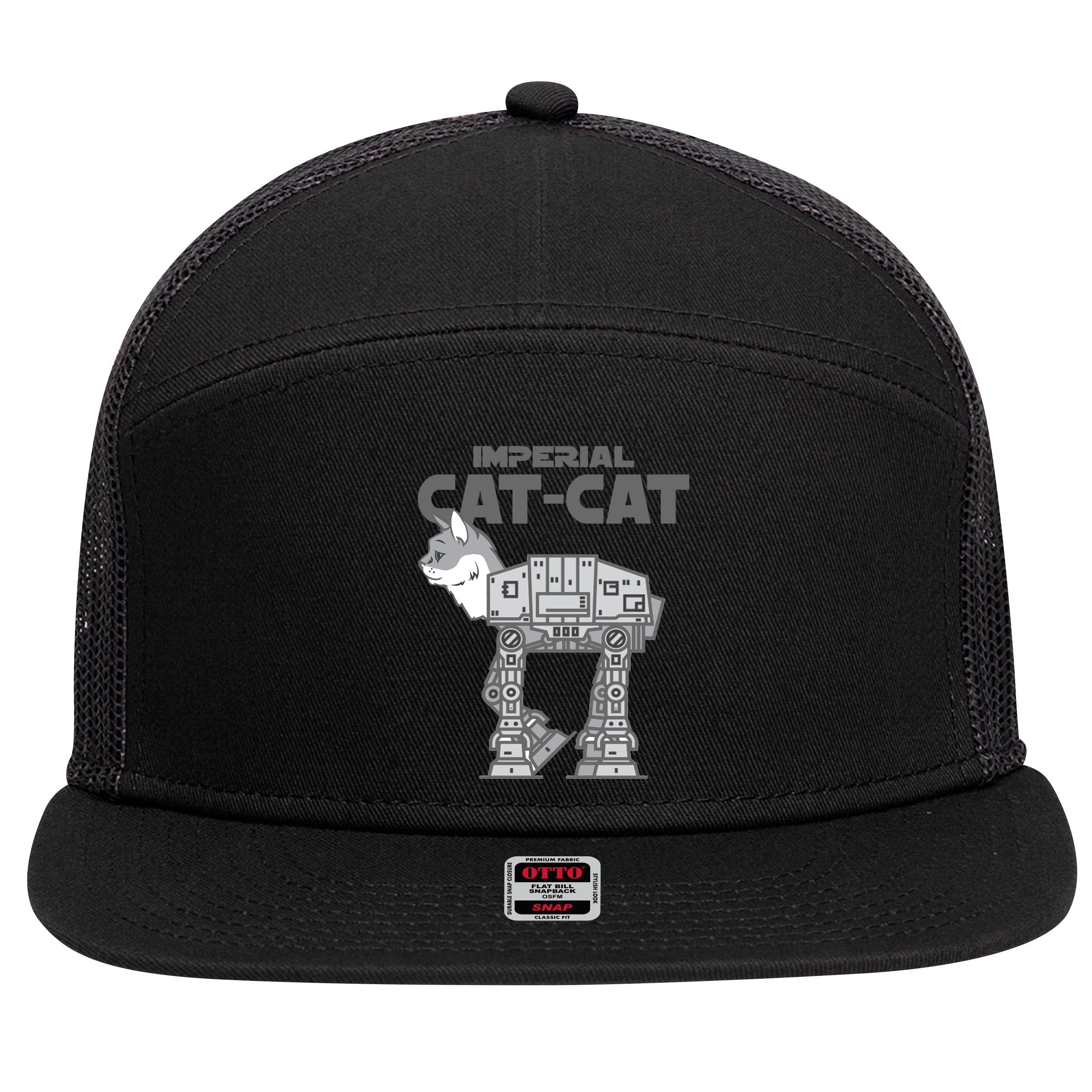 Imperial Cat 7 Panel Mesh Trucker Snapback Hat