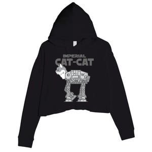 Imperial Cat Crop Fleece Hoodie